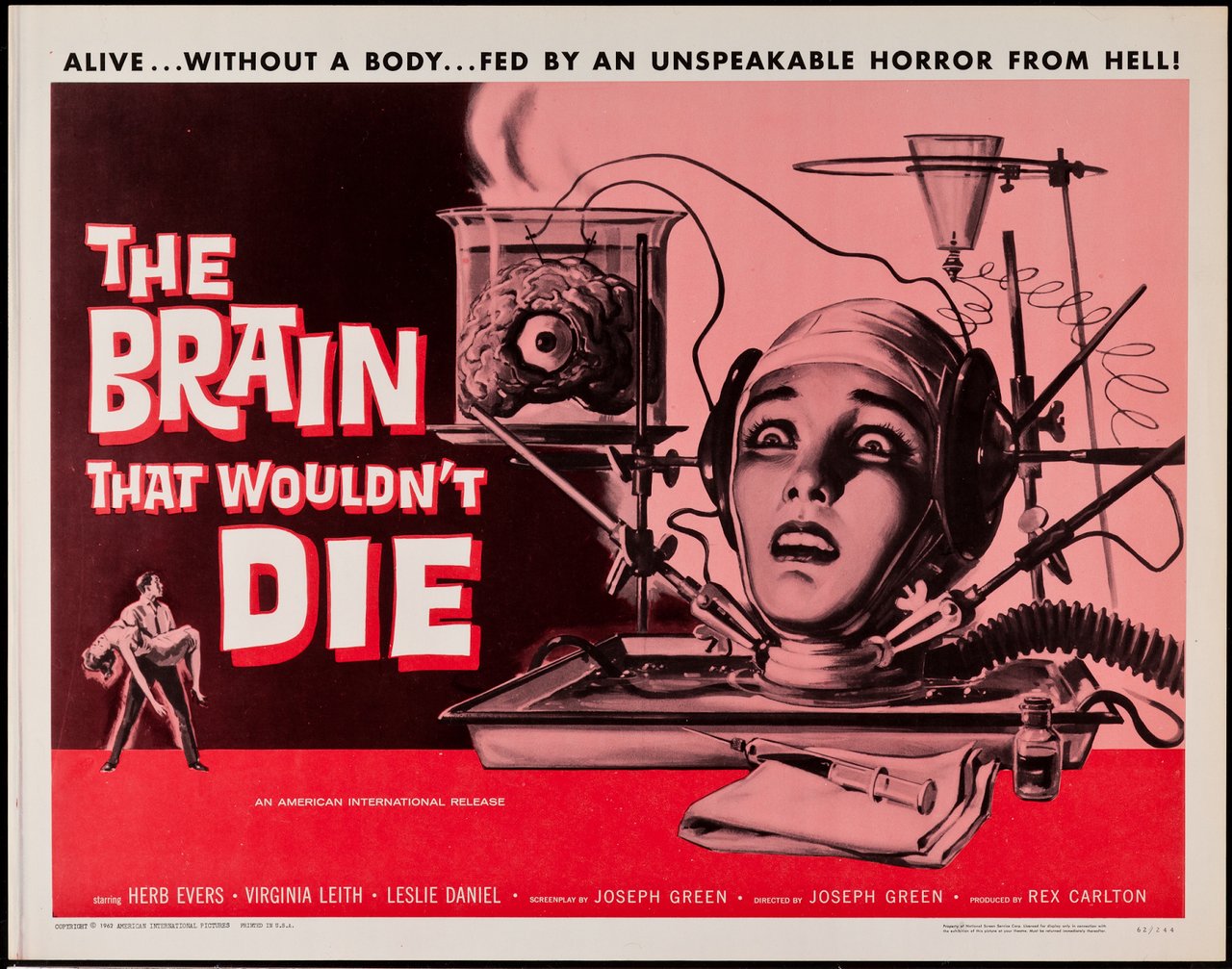 The Brain That Would Not Die movie poster
