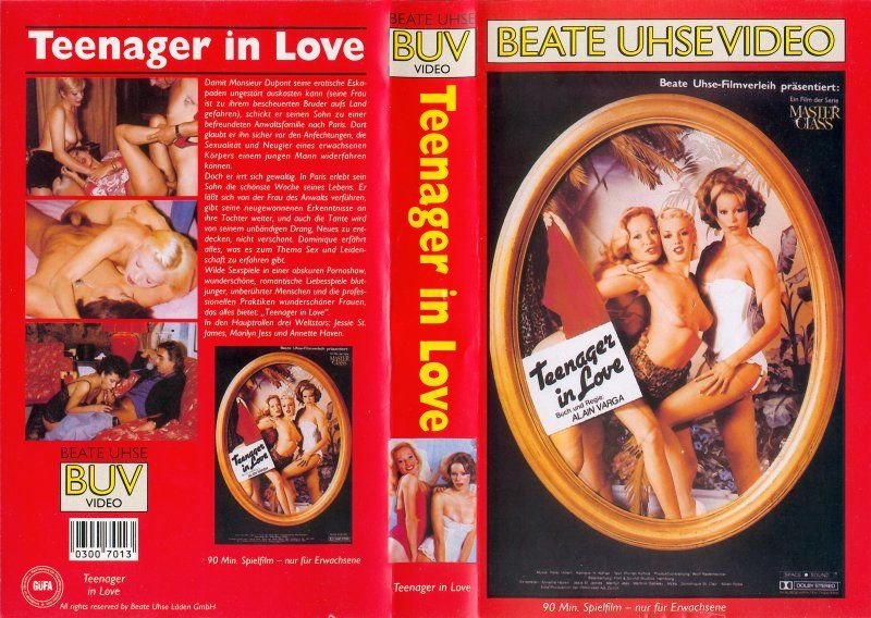 teenager in love vhs box art