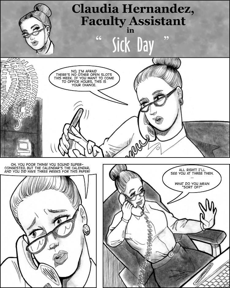 Claudia Hernandez in "Sick Day."