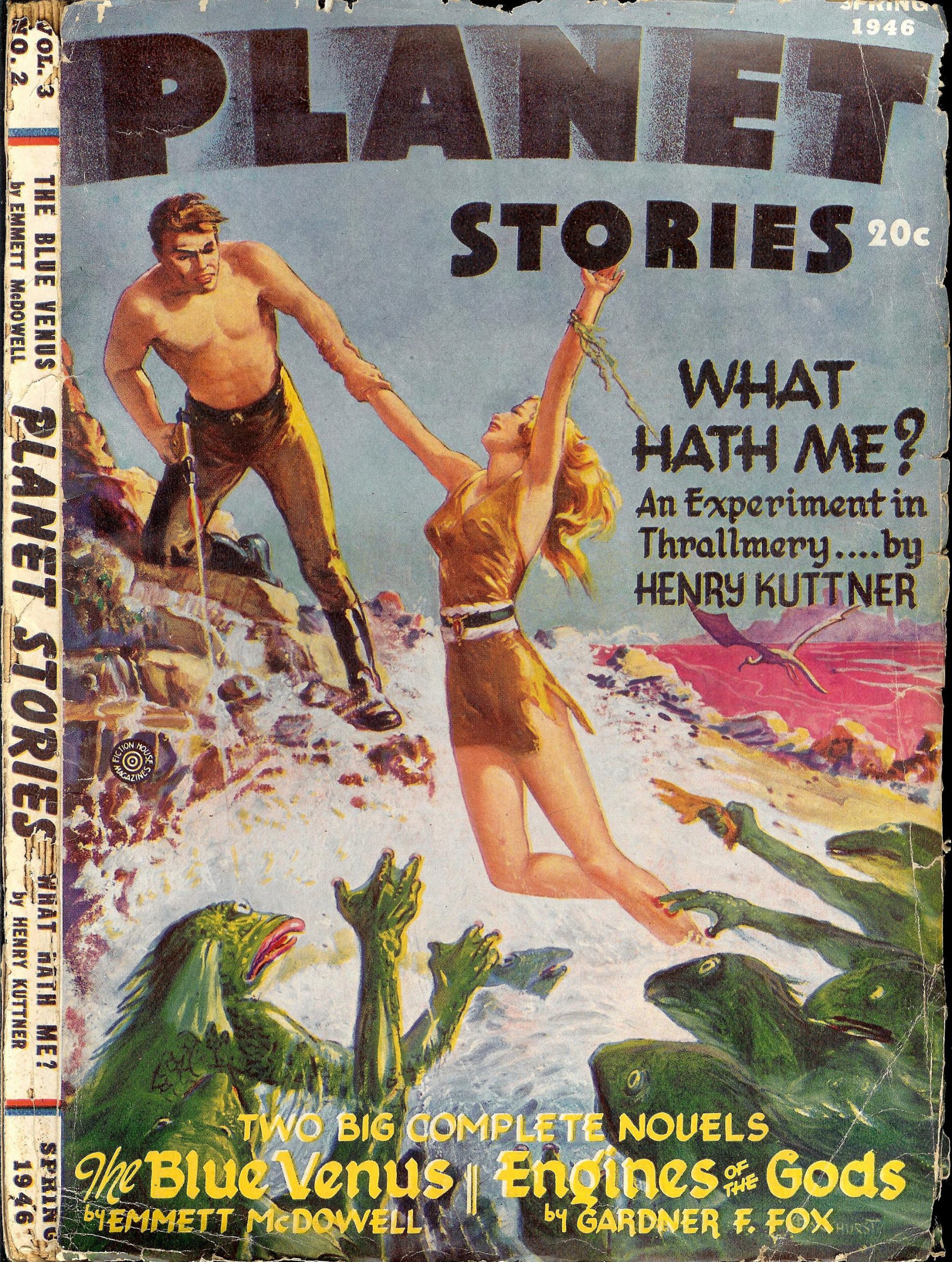Planet Stories Spring 1946 cover by 