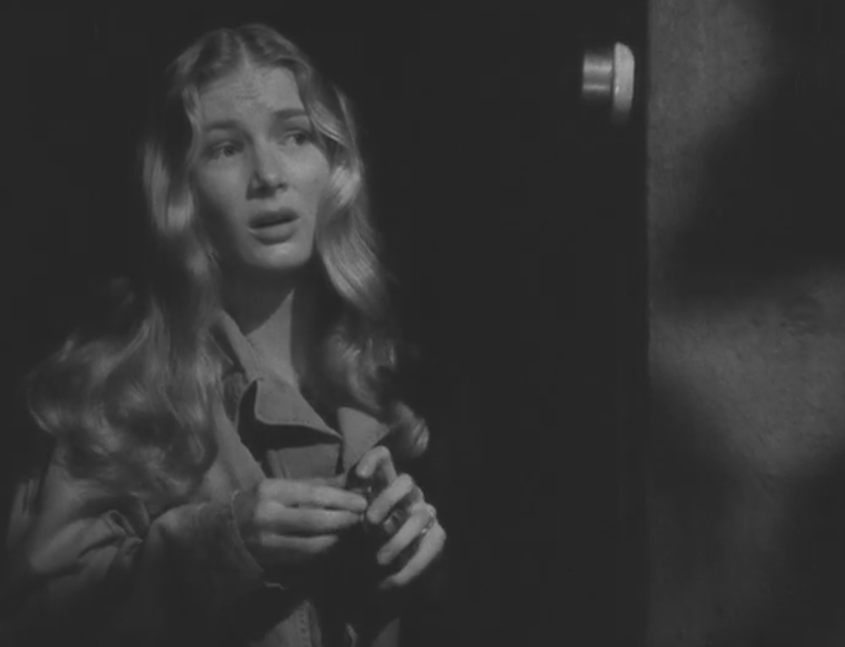 Veronica Lake in So Proudly We Hail (1943).  "it's one of us or all of us."