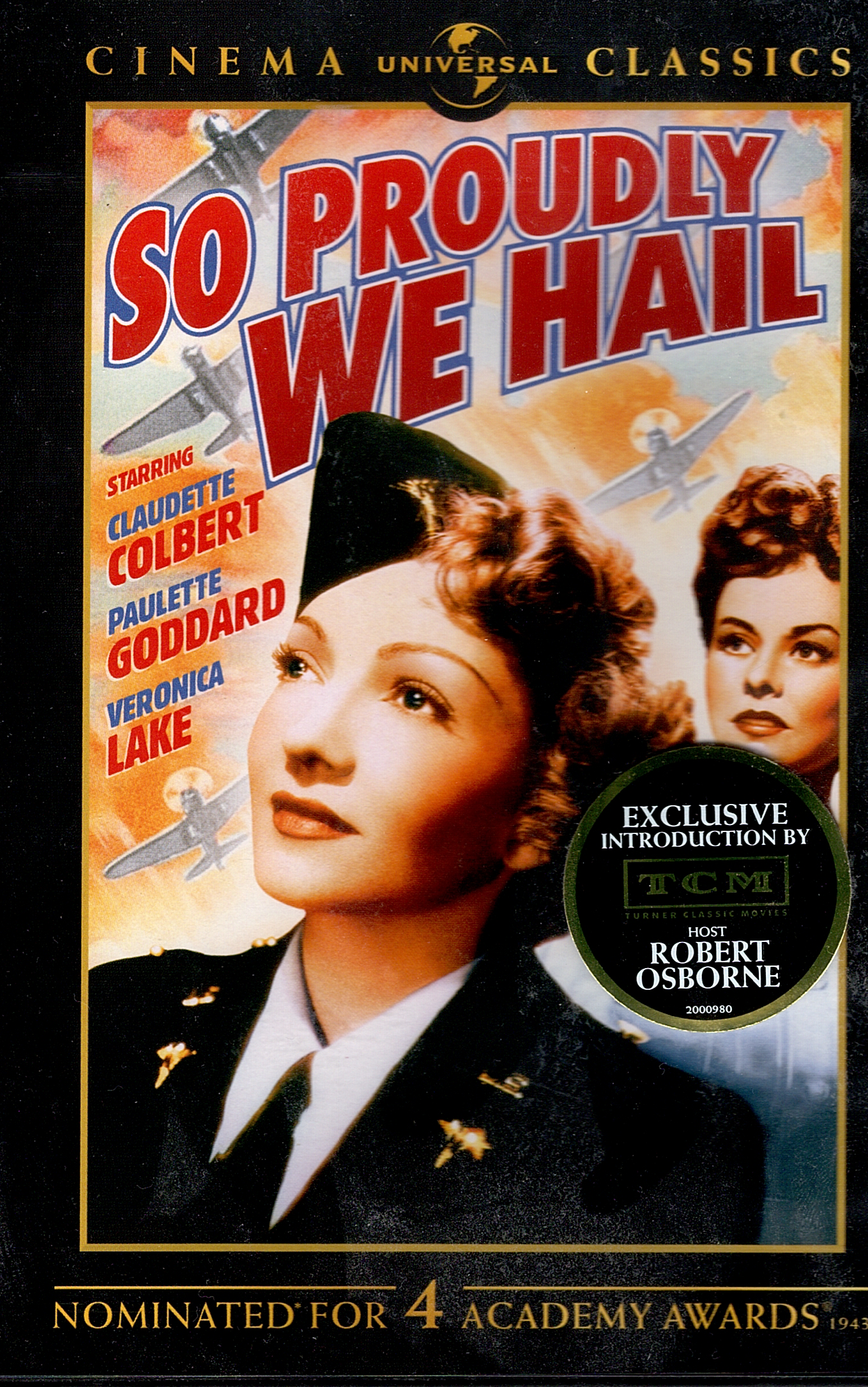 DVD box cover art to So Proudly We Hail (1943).